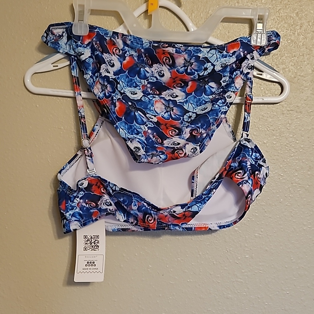 Ekouaer 2 piece NWT Swim Suit Bakini - Picture 4 of 9